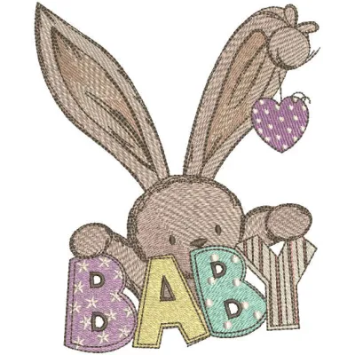 Welcome Baby Embroidery - Sweet Newborn Stitching Pattern