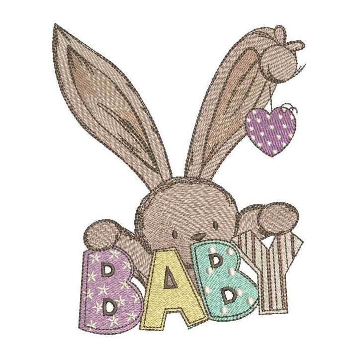 Welcome baby embroidery design - Embroidery Design