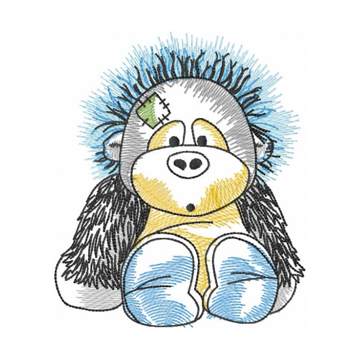 Orangutan embroidery design - Embroidery Design