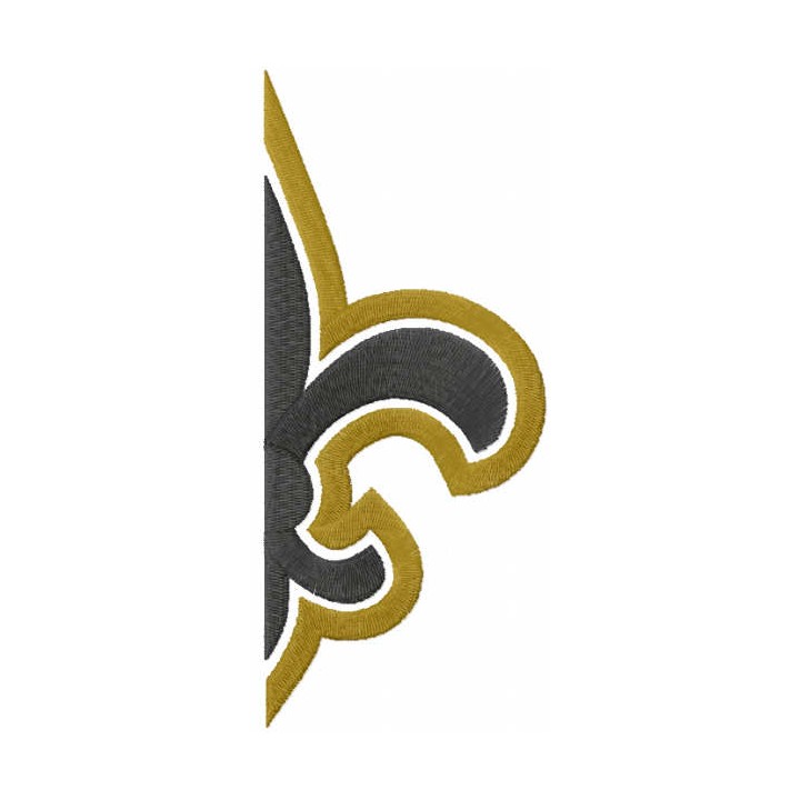 New Orleans Saints Sign Embroidery Design