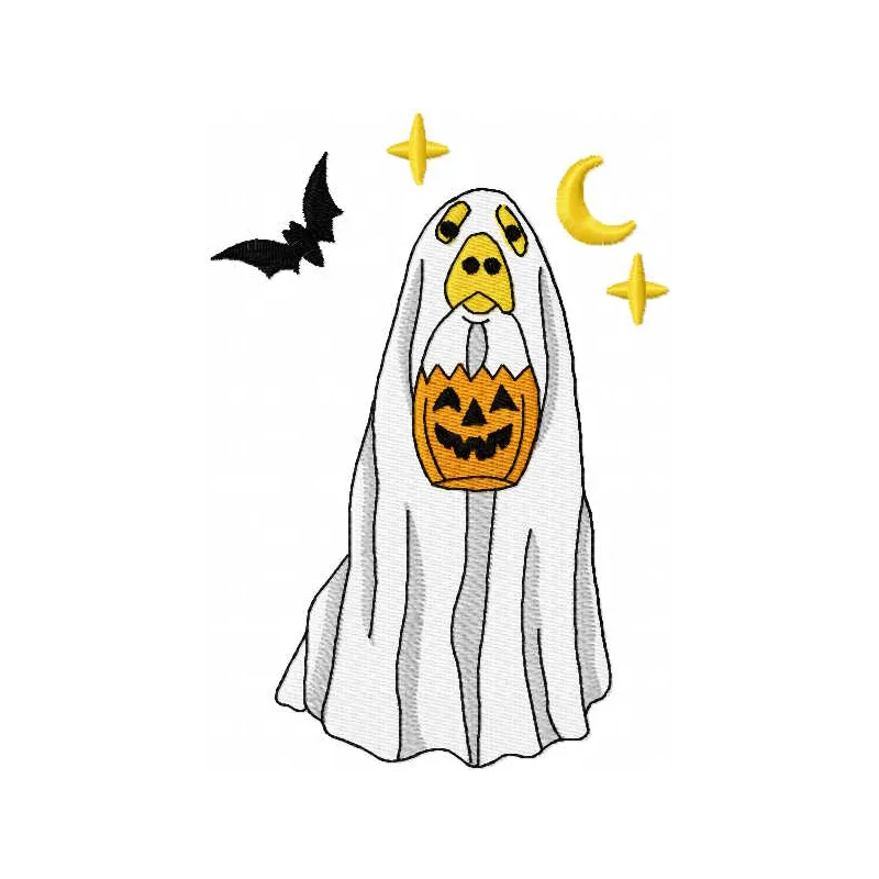 Spooky Great Dane Ghost Stitching Pattern