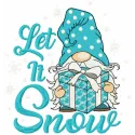 Whimsical Gnome Stitching Pattern for Winter