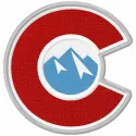 Colorado Avalanche C Logo Stitching Pattern