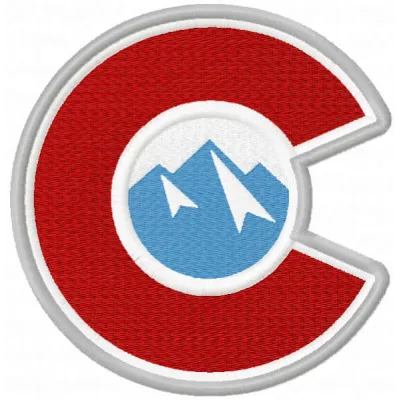 Colorado Avalanche C Logo Stitching Pattern