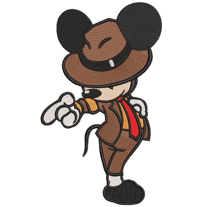Mickey the Gentleman embroidery design - Embroidery Design