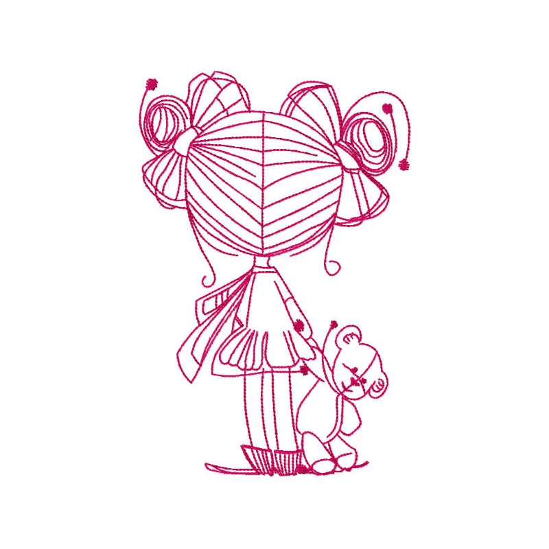Cuddly Teddy Toy Embroidery Design - Baby Collection