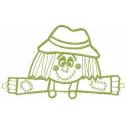 Garden Guard Stitching Pattern for Summer Crafts