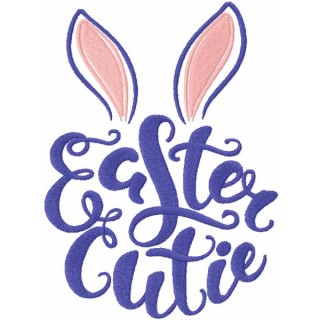 Easter cutie embroidery design - Embroidery Design