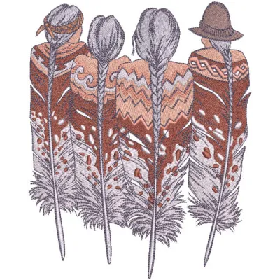 Gone with the Wind Native American Stitching Pattern