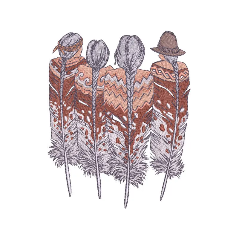 Gone with the Wind Native American Stitching Pattern