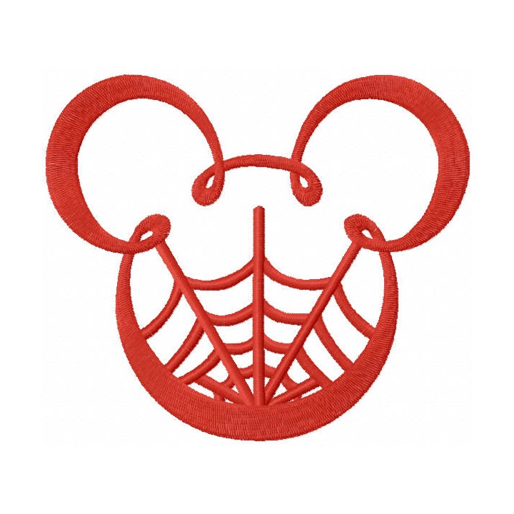 Mickey mouse net embroidery design - Embroidery Design