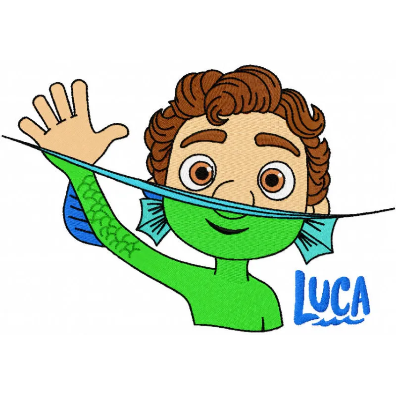 Luca trending embroidery design - Embroidery Design