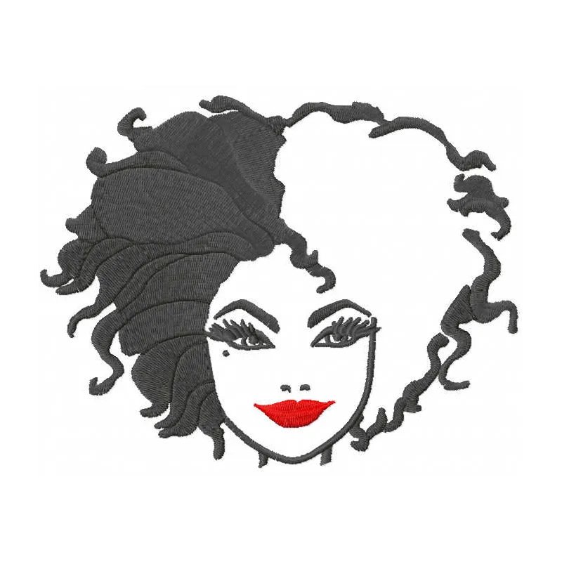 Cruella Smiling Stitching Pattern | Villain-Inspired Design