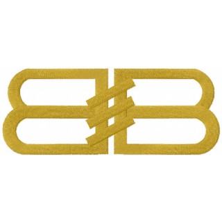 Balenciaga sign embroidery design - Embroidery Design