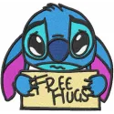 Free Hugs Stitch Stitching Pattern for Disney Fans