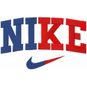 Nike Two-Color Logo Stitching Pattern