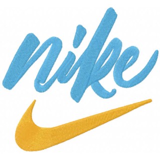 Nike swoosh logo embroidery design - Embroidery Design