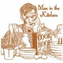 Man in the Kitchen Stitching Pattern
