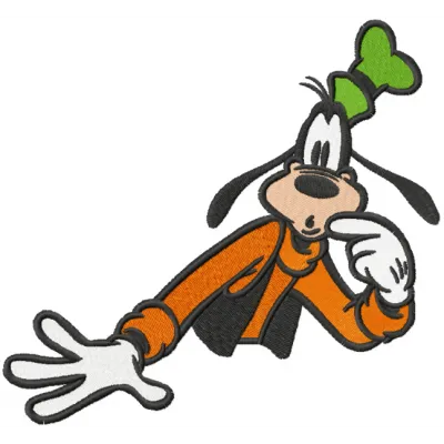 Goofy Character Stitching Pattern for Disney Fans