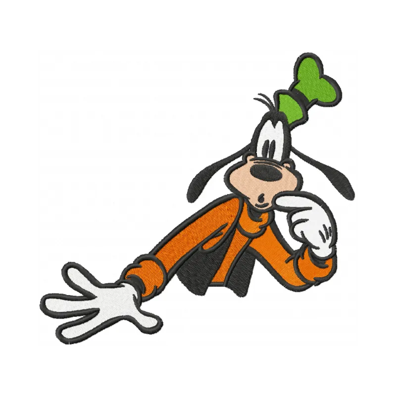 Goofy Character Stitching Pattern for Disney Fans