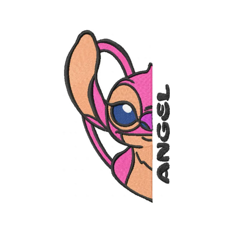 Angel One Side Stitching Pattern - Lilo & Stitch