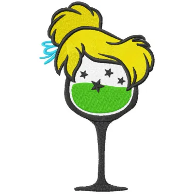 Tinkerbell Glass Stitching Pattern for Crafters