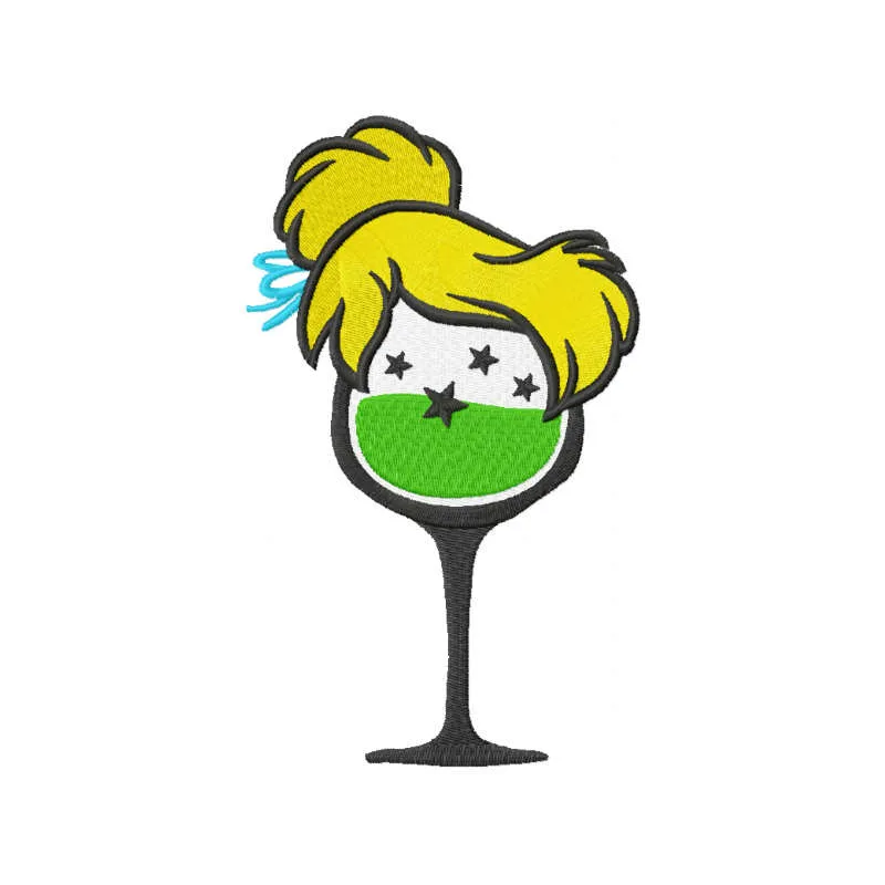 Tinkerbell Glass Stitching Pattern for Crafters