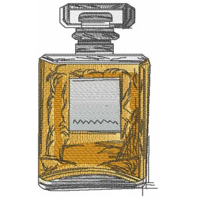 Perfume embroidery design - Embroidery Design