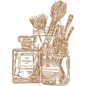 Female image set embroidery design - Embroidery Design