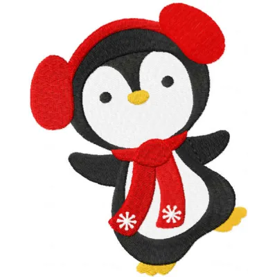 Funny Penguin Christmas Stitching Pattern
