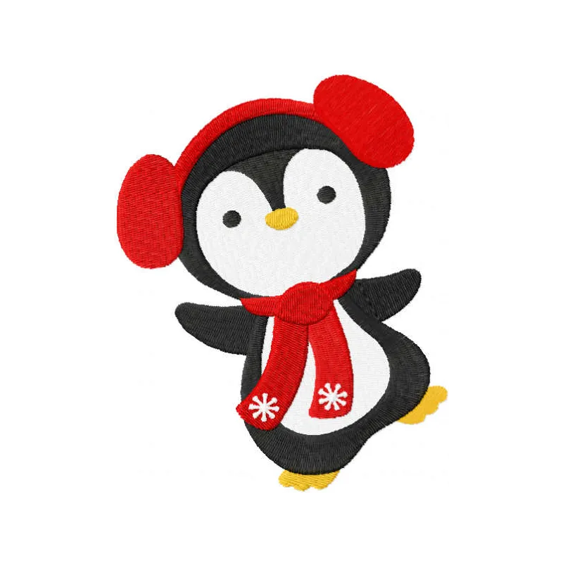 Funny Penguin Christmas Stitching Pattern
