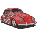 Beetle Hot Wheels Stitching Pattern for Car Lovers