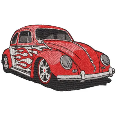 Beetle Hot Wheels Stitching Pattern for Car Lovers