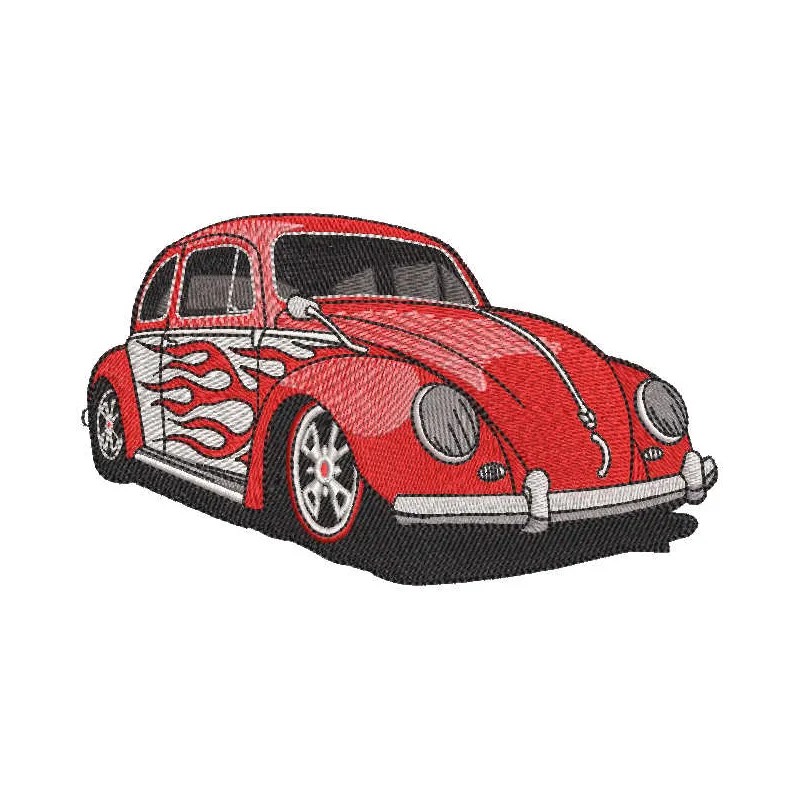 Beetle Hot Wheels Stitching Pattern for Car Lovers