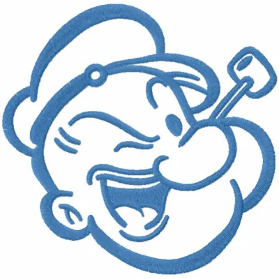 Popeye Sailor Stitching Pattern for Cartoon Lovers