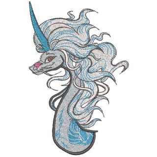 Sisu loving dragon embroidery design - Embroidery Design