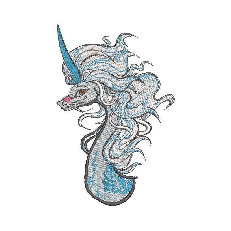 Sisu Dragon Stitching Pattern | Fantasy Embroidery