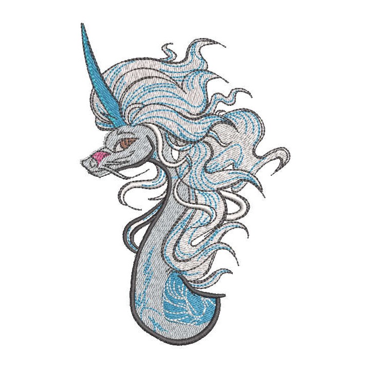 Sisu loving dragon embroidery design - Embroidery Design