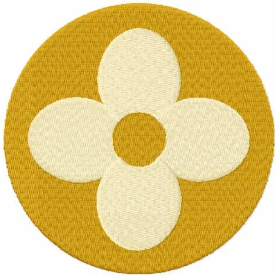 Luxe Flower Stitching Pattern for Fashion Apparel