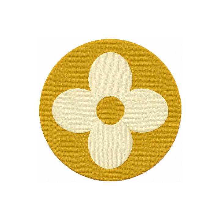 Louis Vuitton flower embroidery design - Embroidery Design