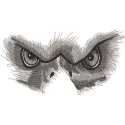 Eagle Glance Stitching Pattern | Bold Bird Embroidery