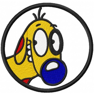 Dog nickelodeon embroidery design - Embroidery Design