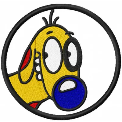 Cheerful Dog Stitching Pattern | Nickelodeon-Inspired Design