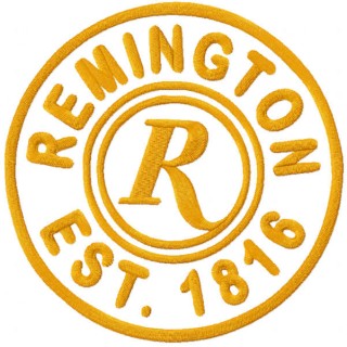 Remington pin logo embroidery design - Embroidery Design