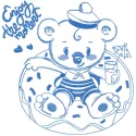 Cherish the Moment Teddy Bear Stitching Pattern