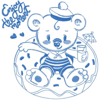 Enjoy the moment embroidery design - Embroidery Design