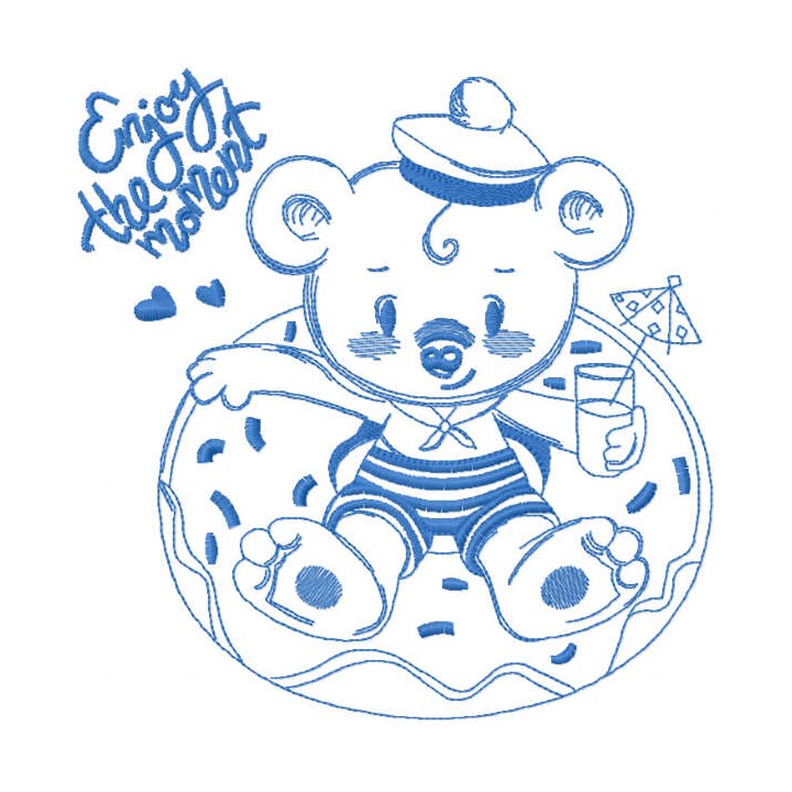 Enjoy the moment embroidery design - Embroidery Design