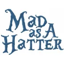 Mad as a Hatter Stitching Pattern | Wonderland Embroidery
