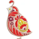 Hen Ethnic Decor Stitching Pattern | Nature-Inspired