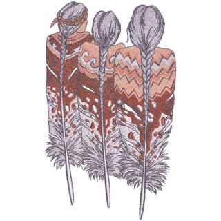 Three old Indians embroidery design - Embroidery Design